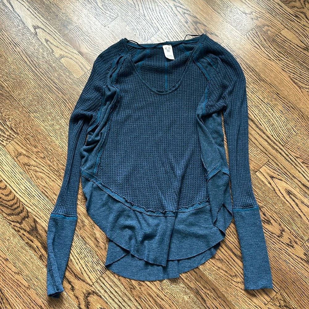 Free People Laguna Thermal Navy